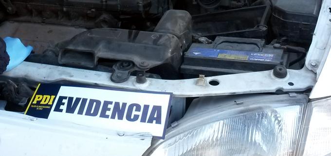 Un automóvil sustraído durante el mes de noviembre desde Los Andes auto robado